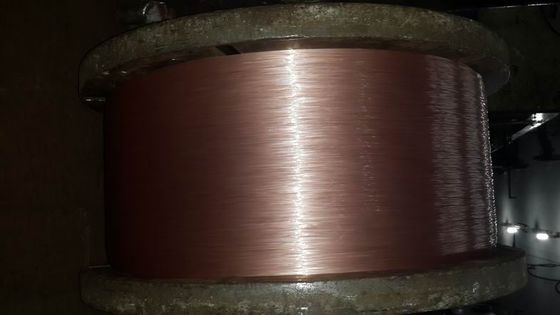 AISI Steel Durable Copper Clad Tyre Bead Wire , Coil With Six Steel Belts Fixed