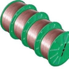 0.96mm Tire Bead Copper Coated Steel Wire Tempered , 2100Mpa Tensile Strength