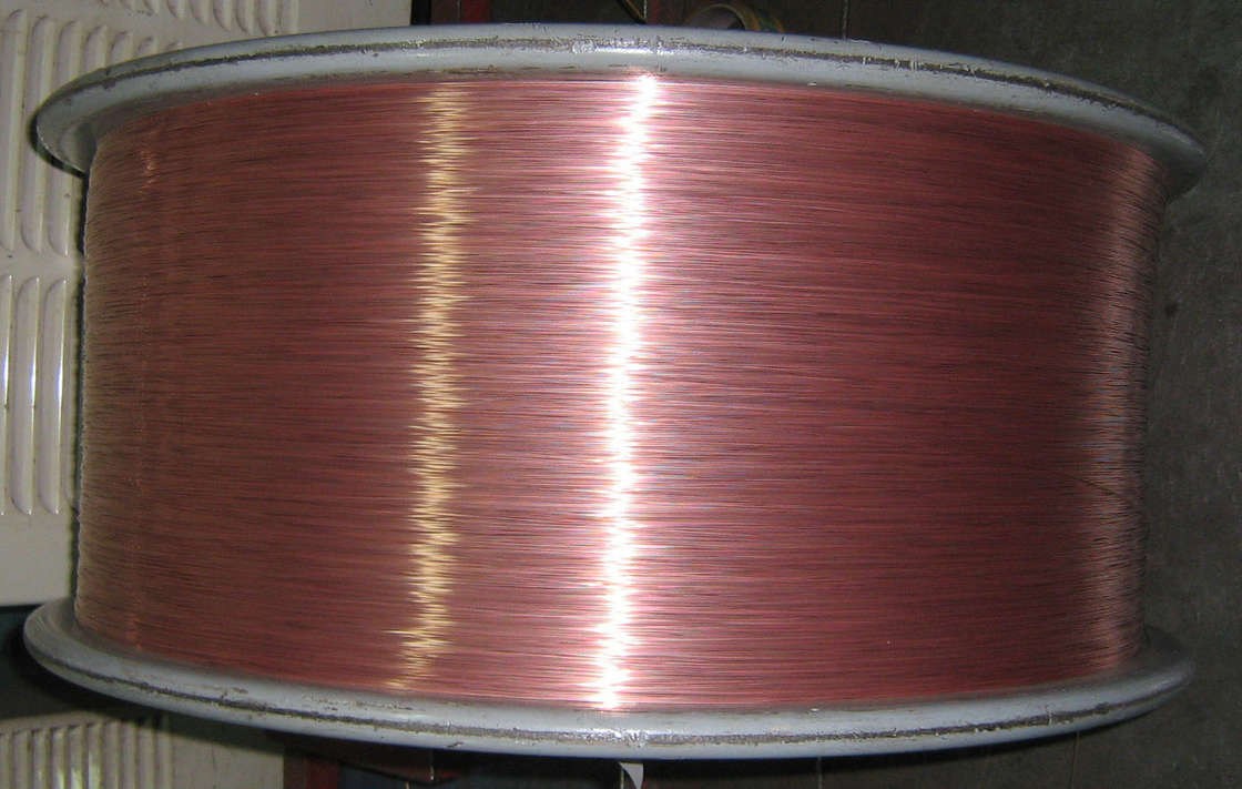 fio de aço folheado de cobre de 078mm para os veículos que revestem a superfície lisa