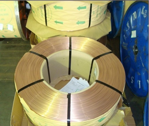 Fio de aço folheado 096mm de cobre de alta elasticidade para automóveis