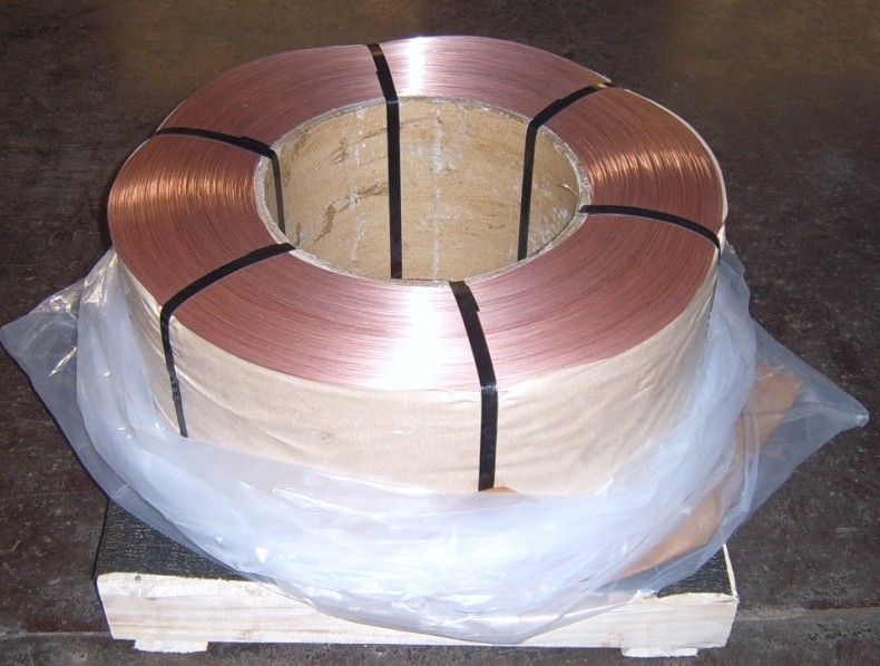 O fio de aço alto do grânulo do cobre 049gkg com bronze durável revestiu